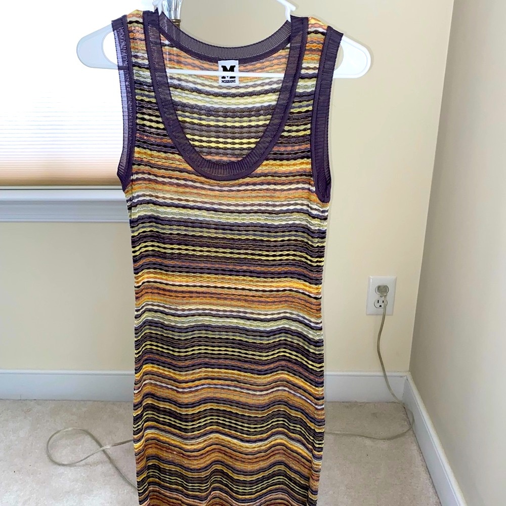 M Missoni knit midi dress